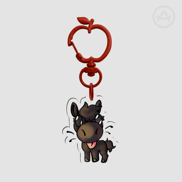 Black Horse Keychain