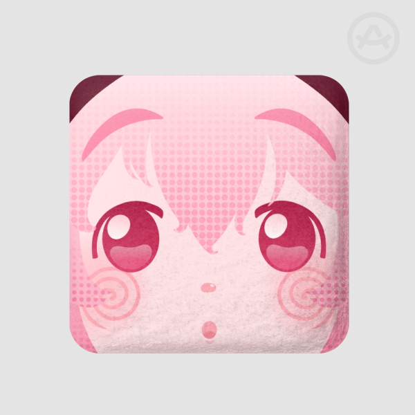 Super Sonico - Square Plush Badge