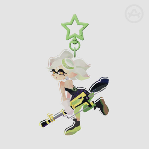 Marie splatoon keychain