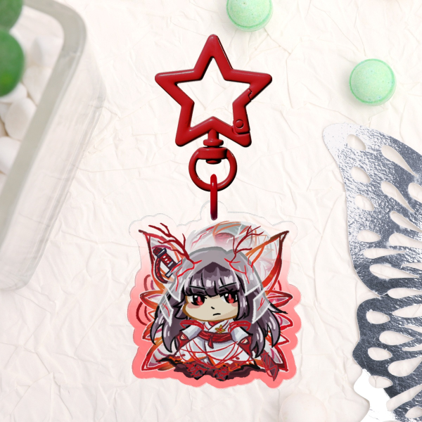 Great Trichiliocosm Ryoshu + Butterfly of Entangled Lives Acrylic Keychain