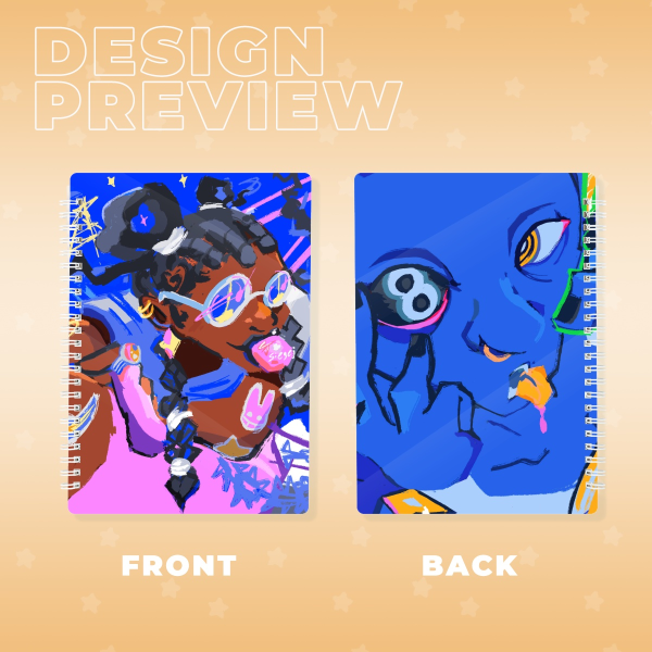 Sketchy Sketch Double-side Spiral Notebook 3