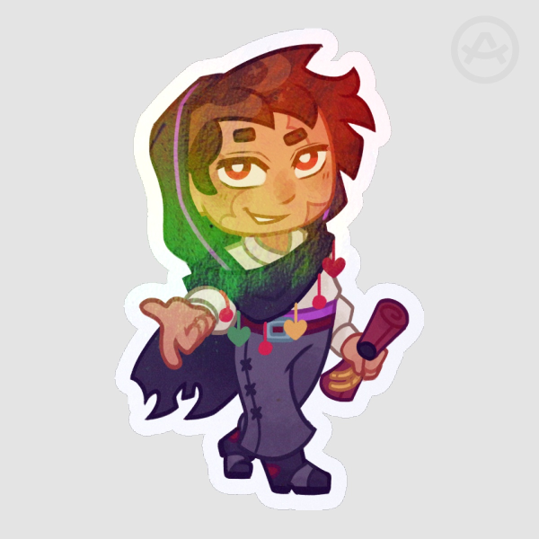 Scar Holo Sticker - Life Series