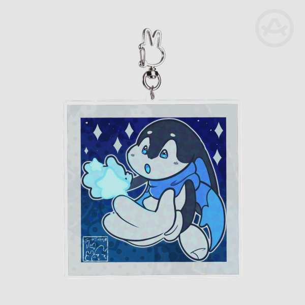 Star Bunny Acrylic Keychains