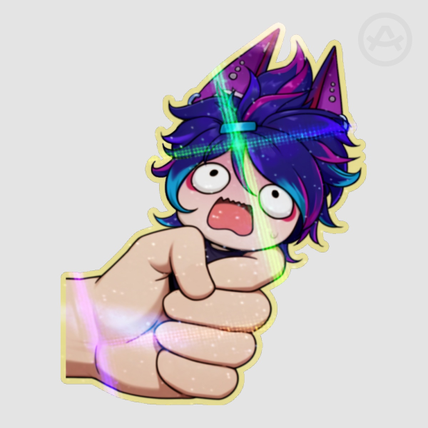 Colored Edge Die Cut Stickers