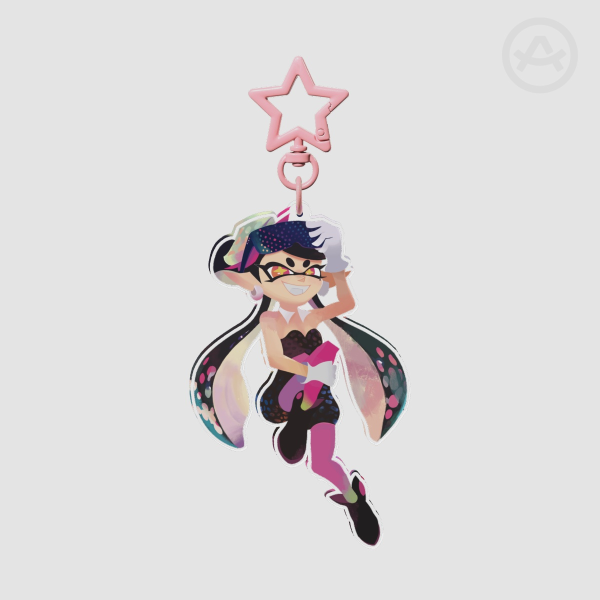 Callie splatoon keychain