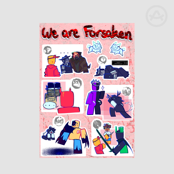 (Forsaken) We are Forsaken stickersheet