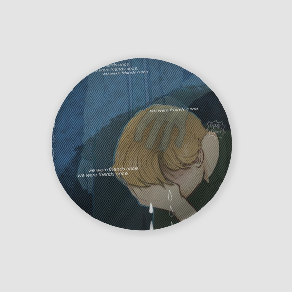 We Were Friends Once - Slow Horses- Lenticular Round Badge - 2.28"(58mm)