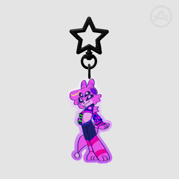 Luna Scene Keychain