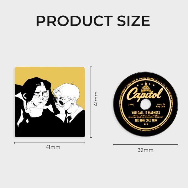 You Call It Madness - Acrylic CD Keychain