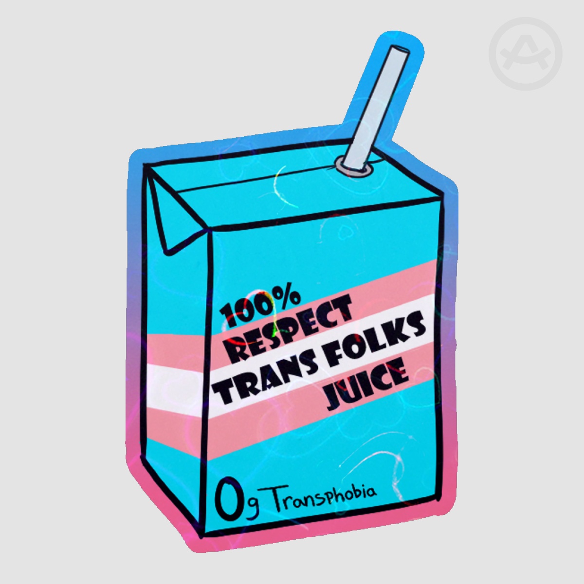 Respect Trans Folks Juice Sticker