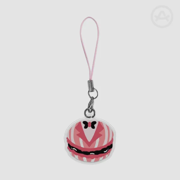 Pink Alastor Epoxy Clear Acrylic Keychains
