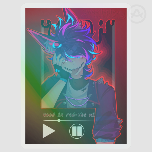 Clear PET Vinyl Die Cut Stickers