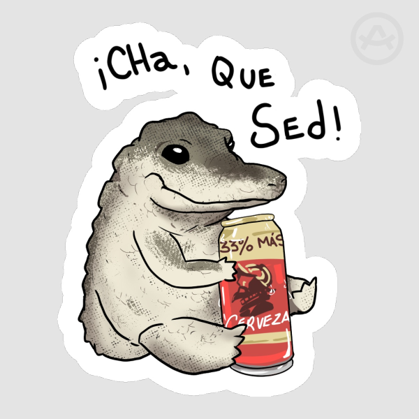 Cha que sed! sticker