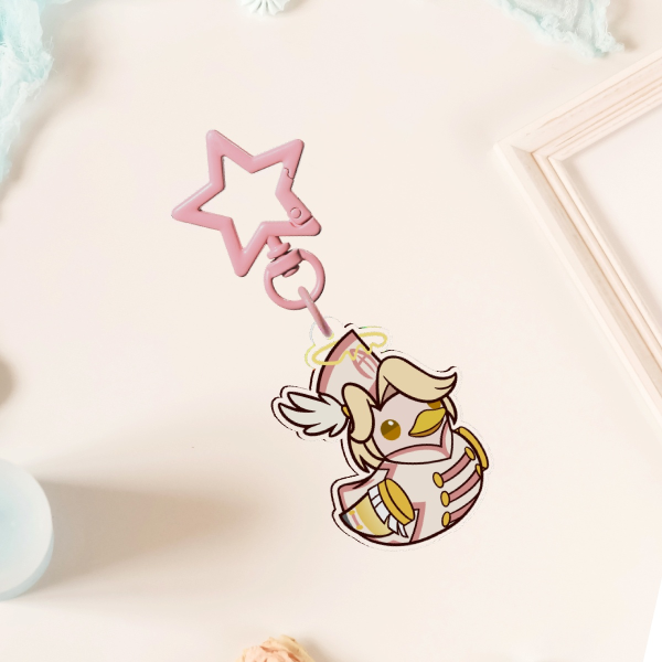 Duck Abel Clear Acrylic Keychains