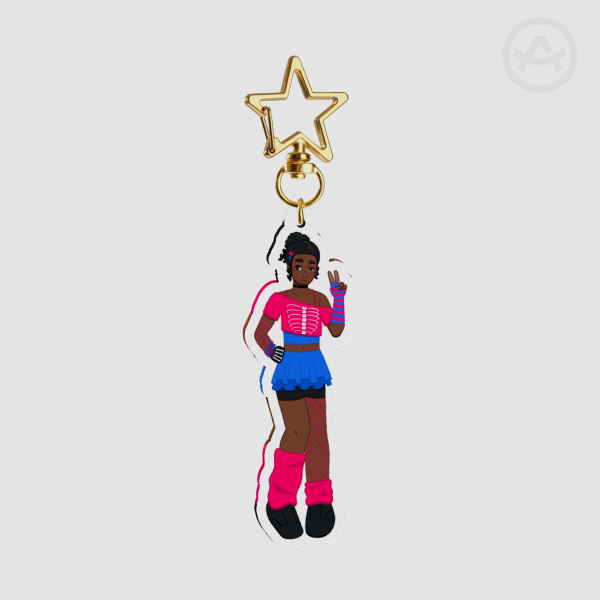 Flick Acrylic Keychain