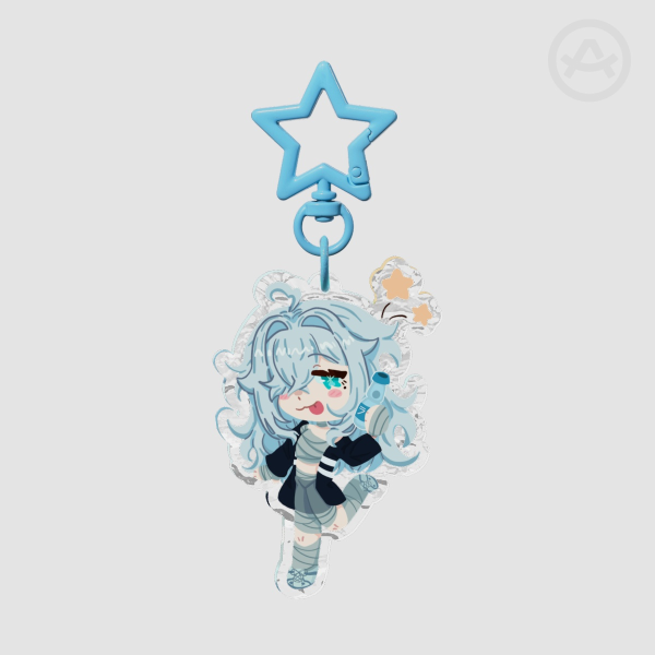 sayuri acrylic ripple keychain