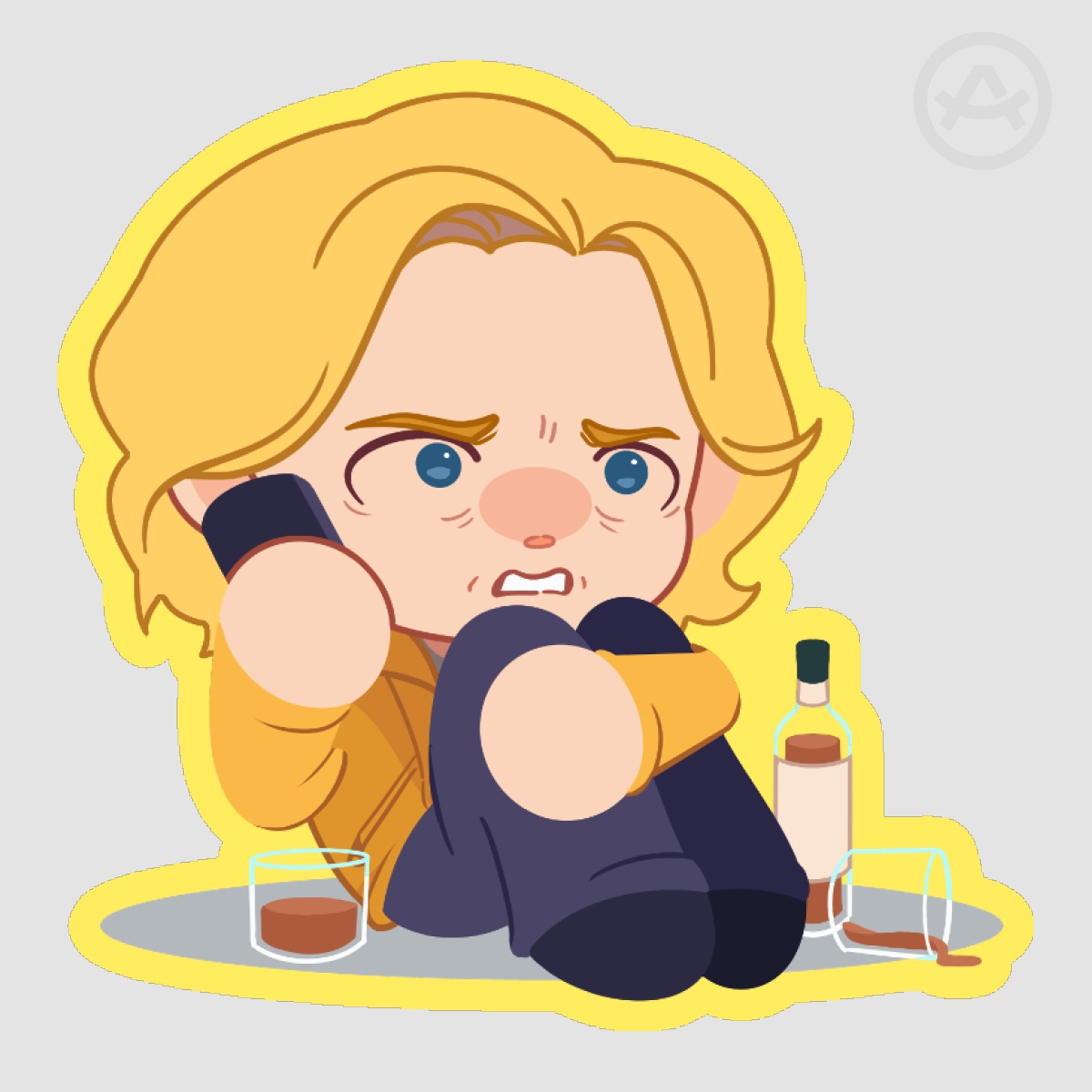 Pluribus Carol Sitting Sticker