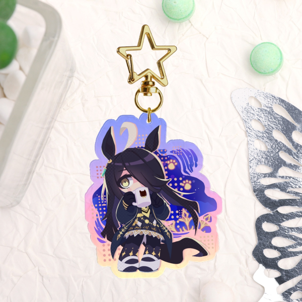 Manhattan Cafe Colored Keychain