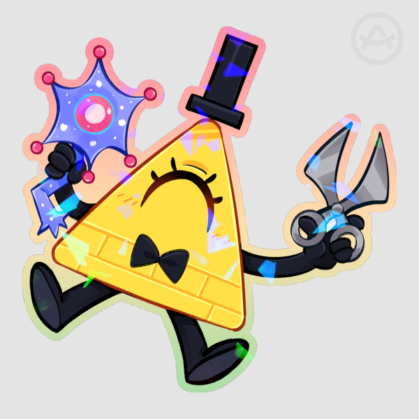 Bill go snip snip Sticker