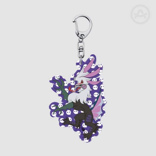 Chimaera Rampant: Ghost Type Acrylic Keychain