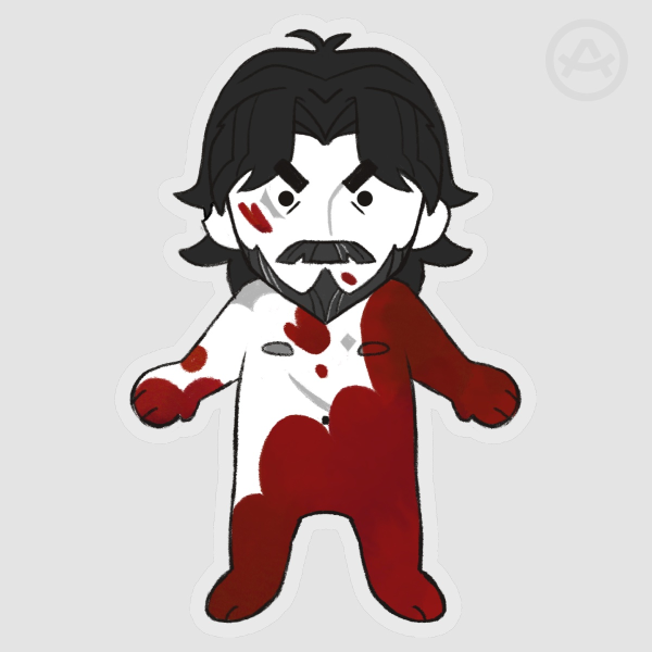 Dark World Arthur Sticker