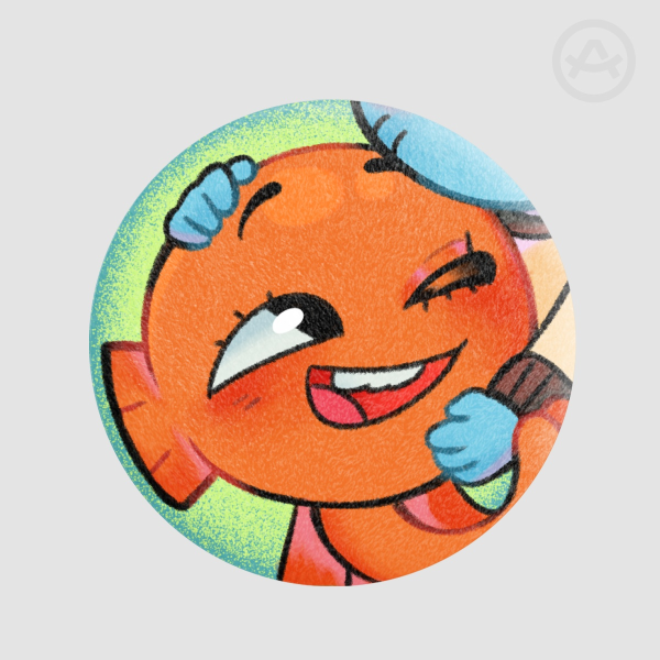 Darwin┊Plush Pin