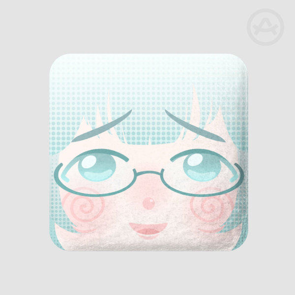 [Super Sonico] Super Taruco - Square Plush Badge