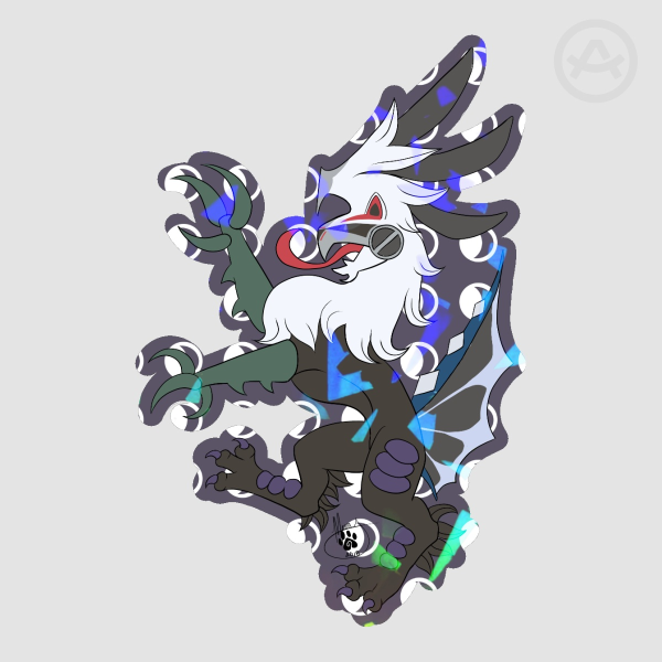 Chimaera Rampant: Dark Type Sticker