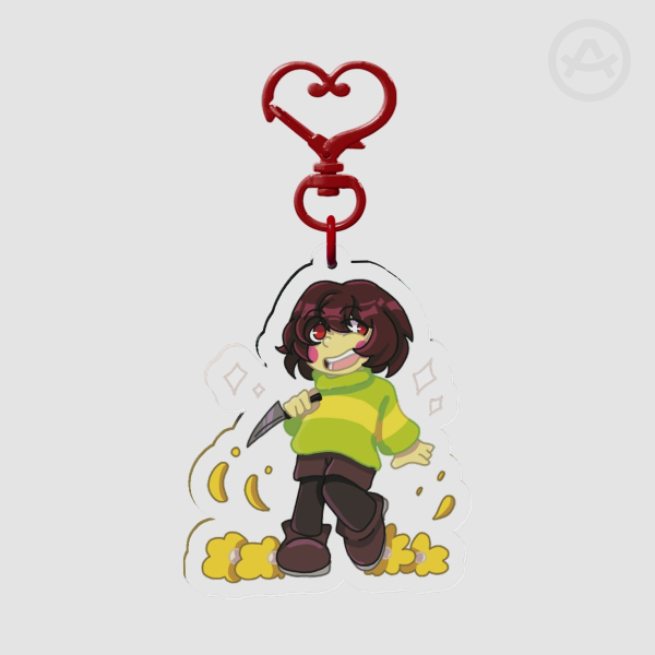 Chara undertale Keychains