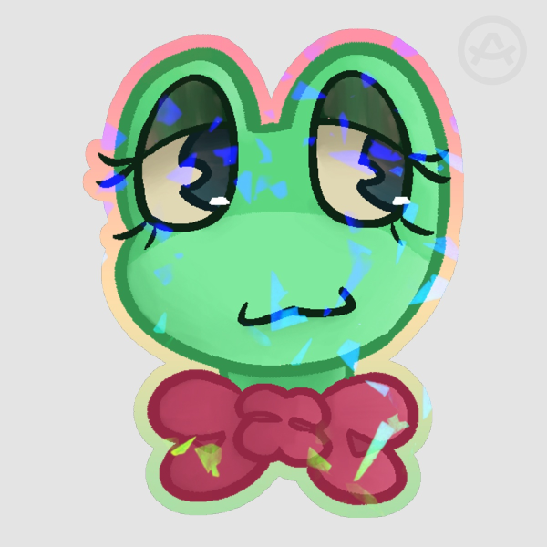 Ribbit || The Amazing Digital Circus TADC Die Cut Sticker