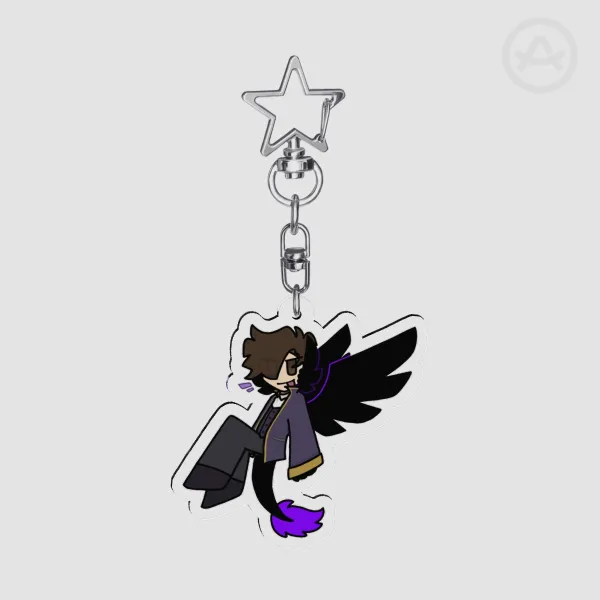 James Morris False Deity Acrylic Keychain