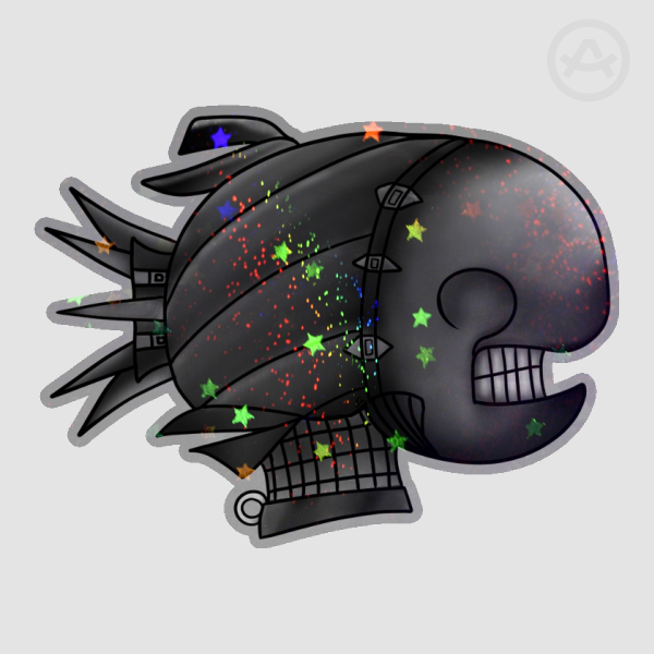Bomb Devil Holographic Sticker
