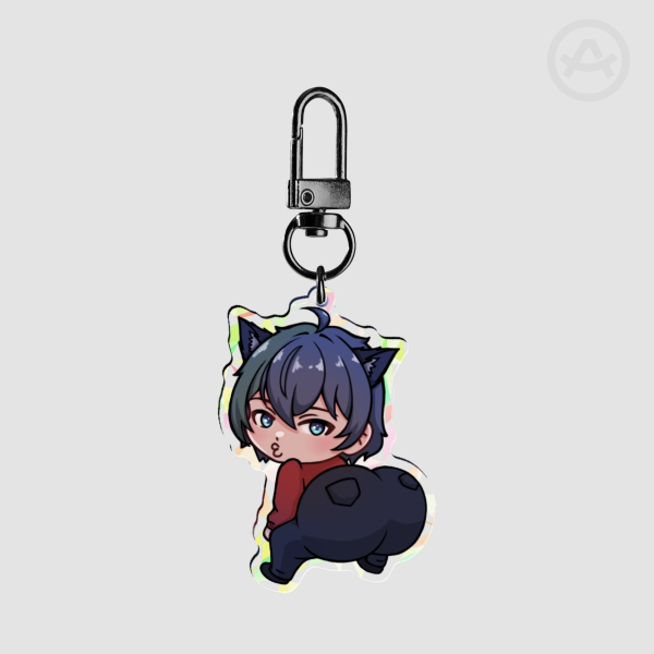 Booty Shake Keychain - Gray