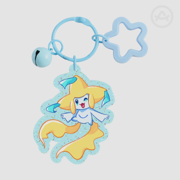 Jirachi light-blue Acrylic Keycharm