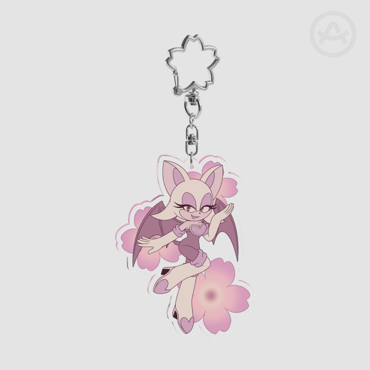 Spring Sakura Rouge - Clear Acrylic Keychain