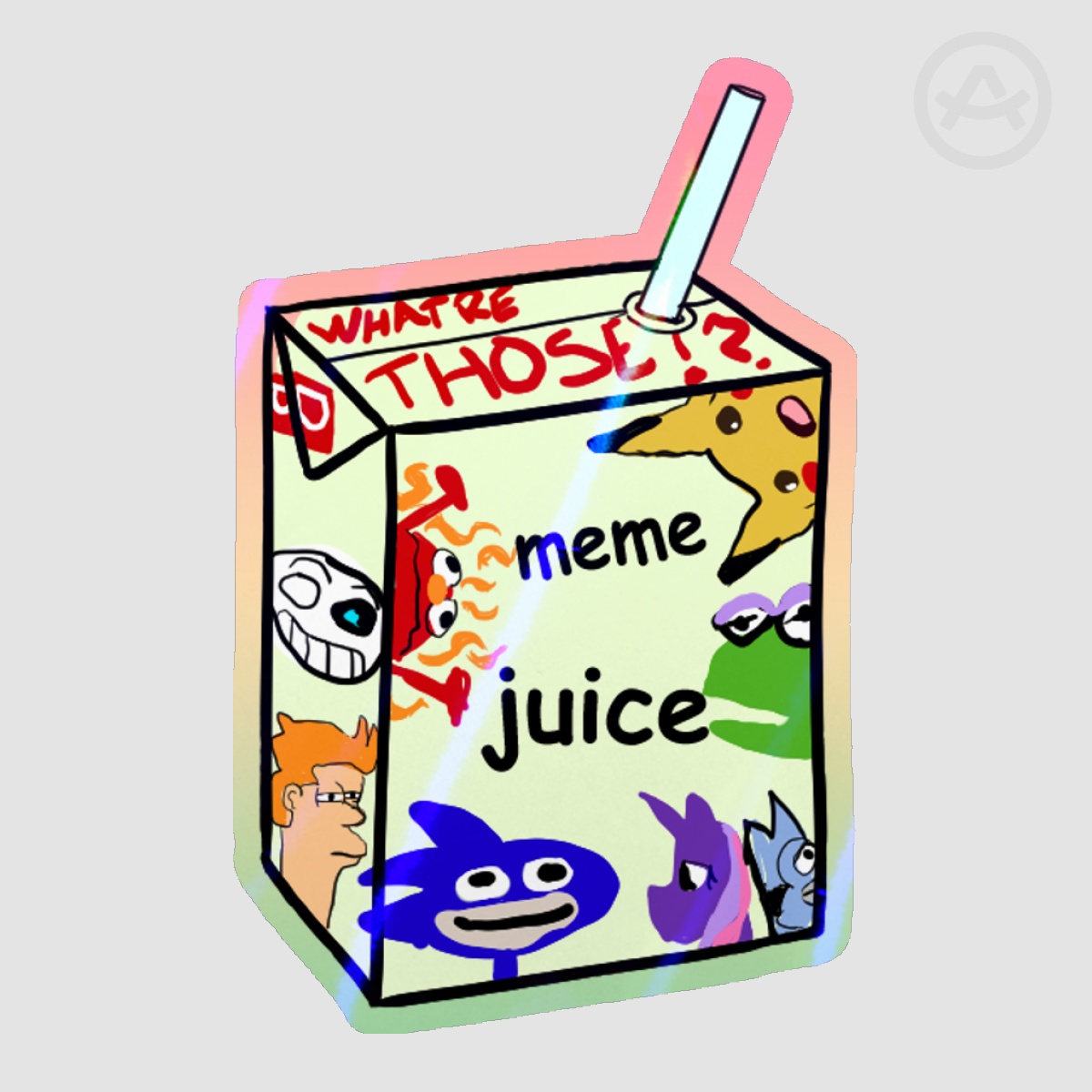 Meme Juice Sticker