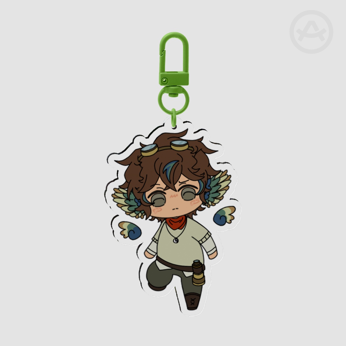 ParrotX2 Acrylic Keychain