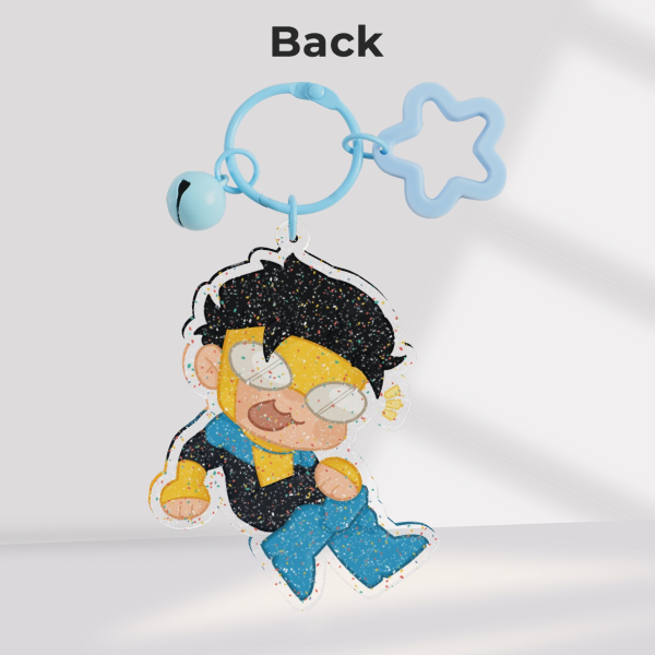 Invincible Keychain (Glitter)