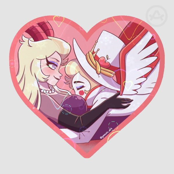Lucilith Hazbin Hotel - Holo Sticker