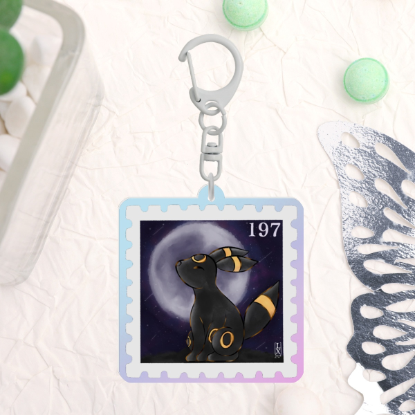[197] Umbreon - Pokemon Stamp Collection Keychain