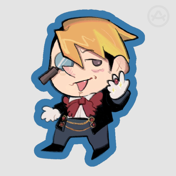 Sticker - Luke Atmey - Ace Attorney