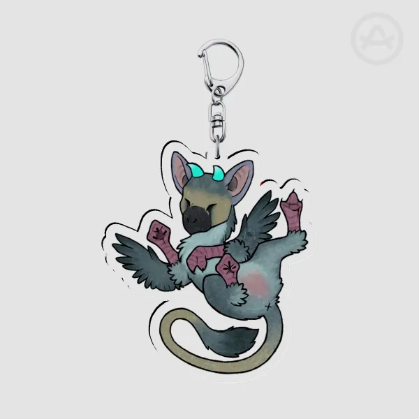Playful Trico Acrylic Keychains