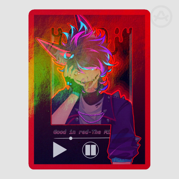 Colored Edge Die Cut Stickers