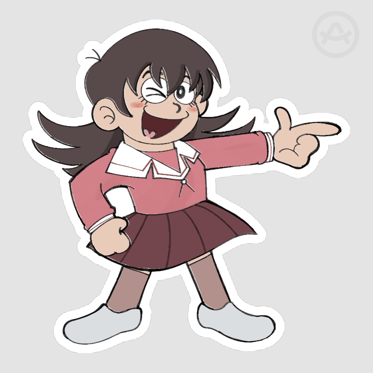 Tomo Takino Gag Manga Sticker by ruudaroo - ACGGOODS