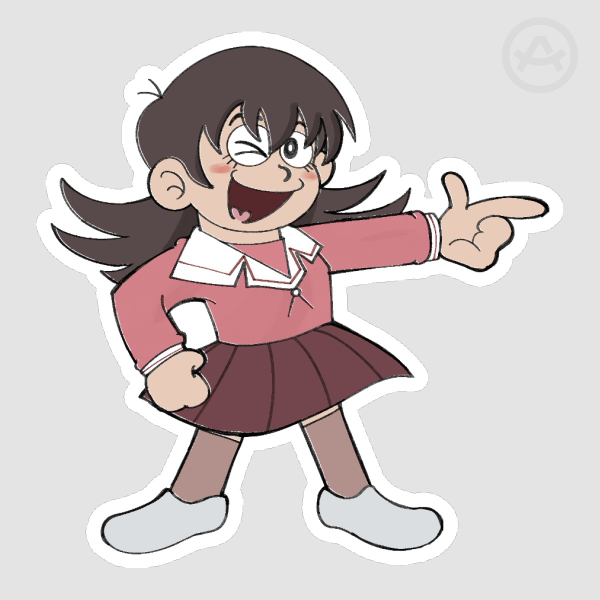 Tomo Takino Gag Manga Sticker