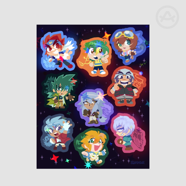 Sticker sheet - Battle Bladers