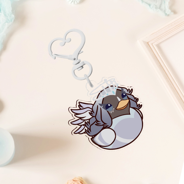 Duck Sera Clear Acrylic Keychains