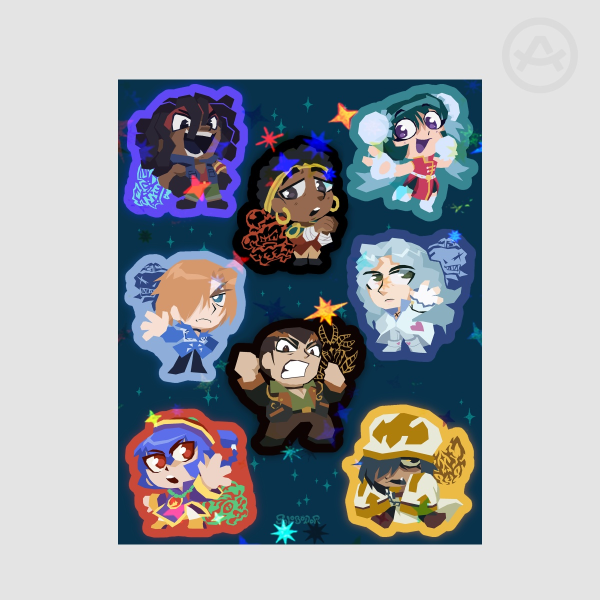 Sticker sheet - World Tour 2