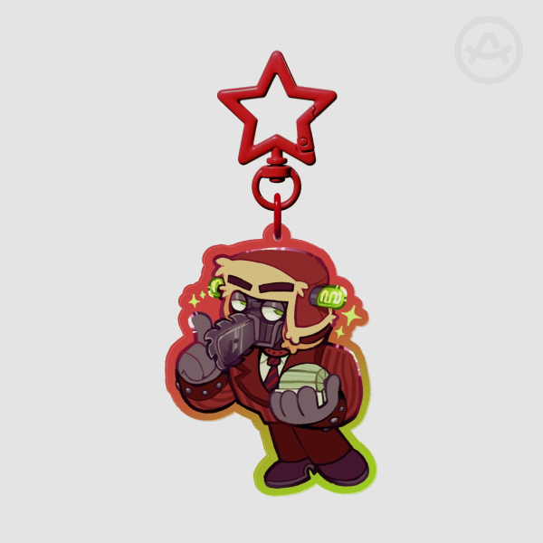 Chip Revvington Acrylic Keychains