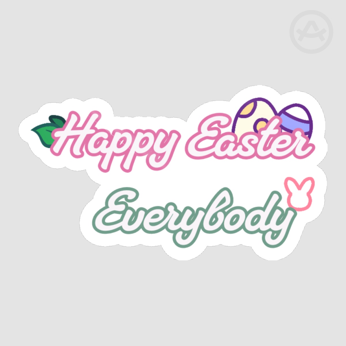 Text(only)sticker
